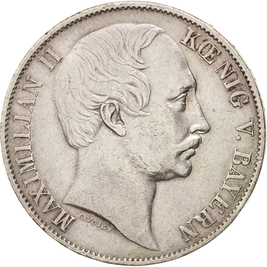 GERMAN STATES, Thaler, Vereins, 1857, KM #852, EF(40-45), Silver, 18.49