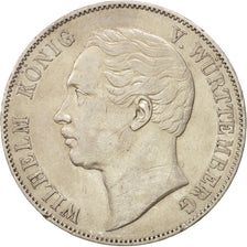 GERMAN STATES, Thaler, 1863, KM #601, AU(50-53), Silver, 18.51