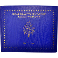 Vatican, 1 Cent to 2 Euro, 2007, MS(65-70)
