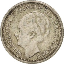 NETHERLANDS, 10 Cents, 1937, KM #163, EF(40-45), Silver, 15, 1.38