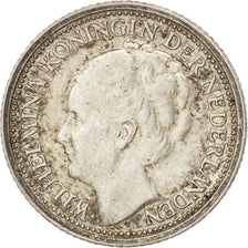 NETHERLANDS, 10 Cents, 1939, KM #163, EF(40-45), Silver, 15, 1.39