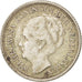 NETHERLANDS, 10 Cents, 1941, KM #163, EF(40-45), Silver, 15, 1.40