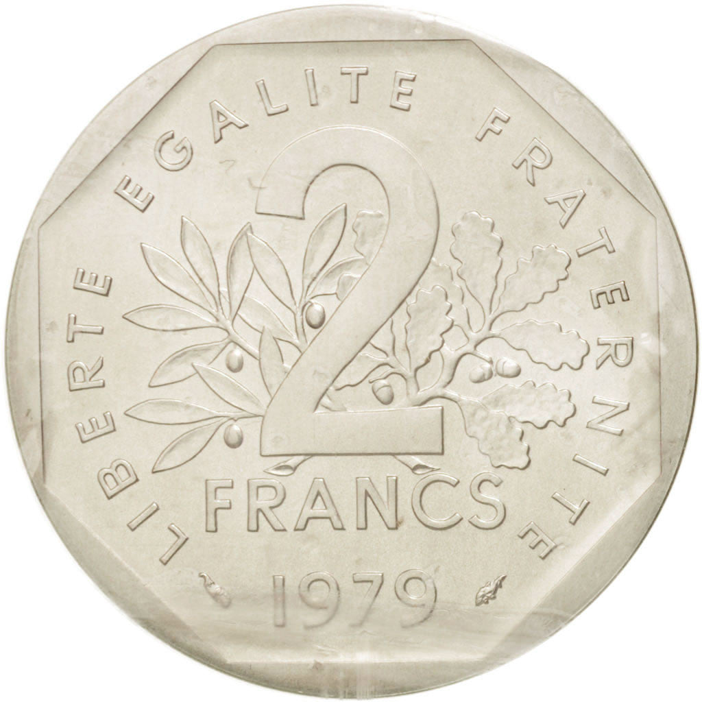 FRANCE, 2 Francs, 1979, KM #P641, MS(65-70), Silver, Gadoury #123.P2, 17.80