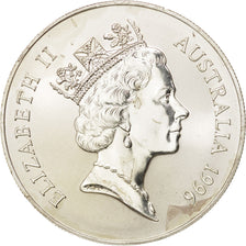 AUSTRALIA, Dollar, 1996, KM #297, MS(63), Silver, 31.81