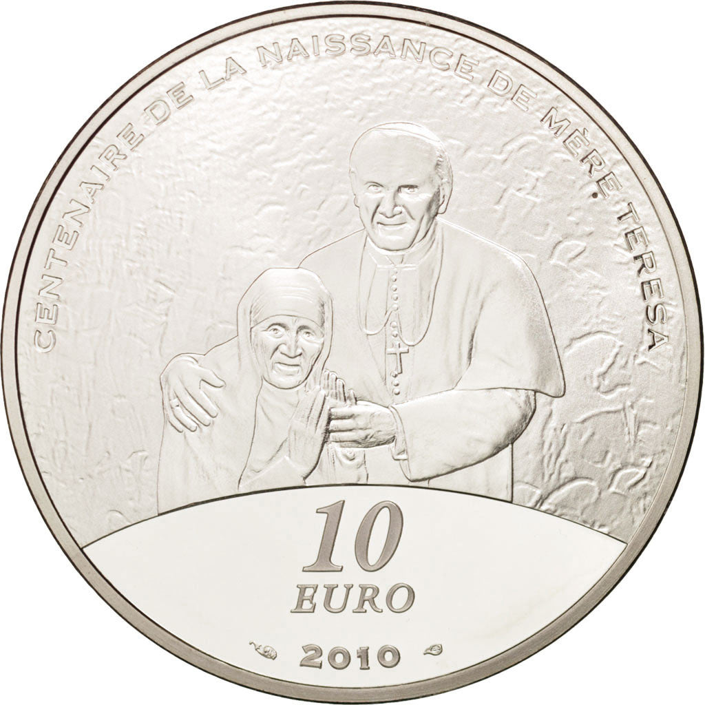 Vème République, 10 Euro Mère Térésa 2010, KM 1695 