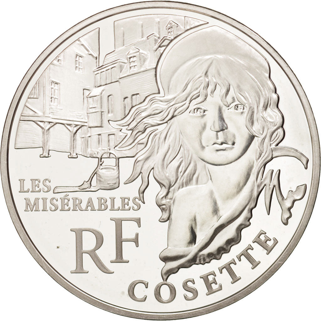 FRANCE, 10 Euro, 2011, Paris, KM #1827, MS(63), Silver, 37, 22.22