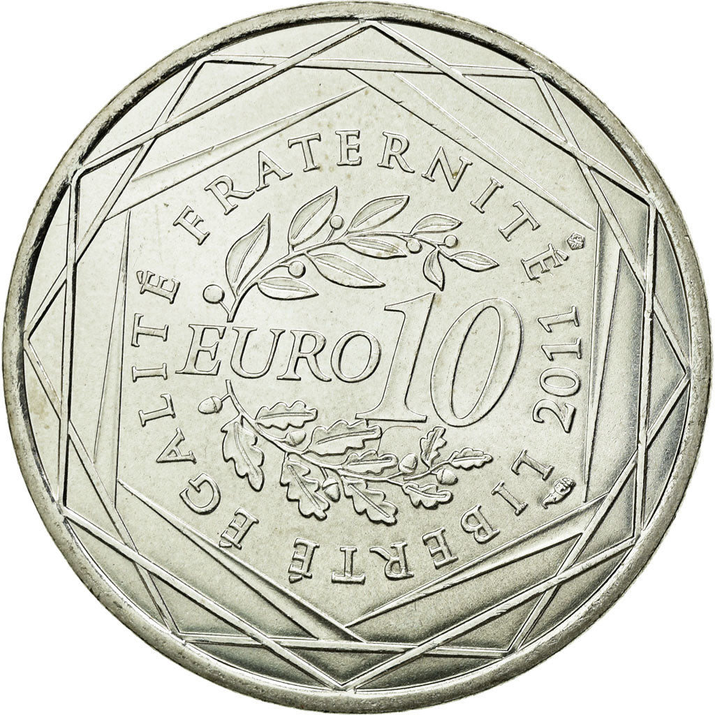 Coin, France, 10 Euro, 2011, MS(63), Silver, KM:1743
