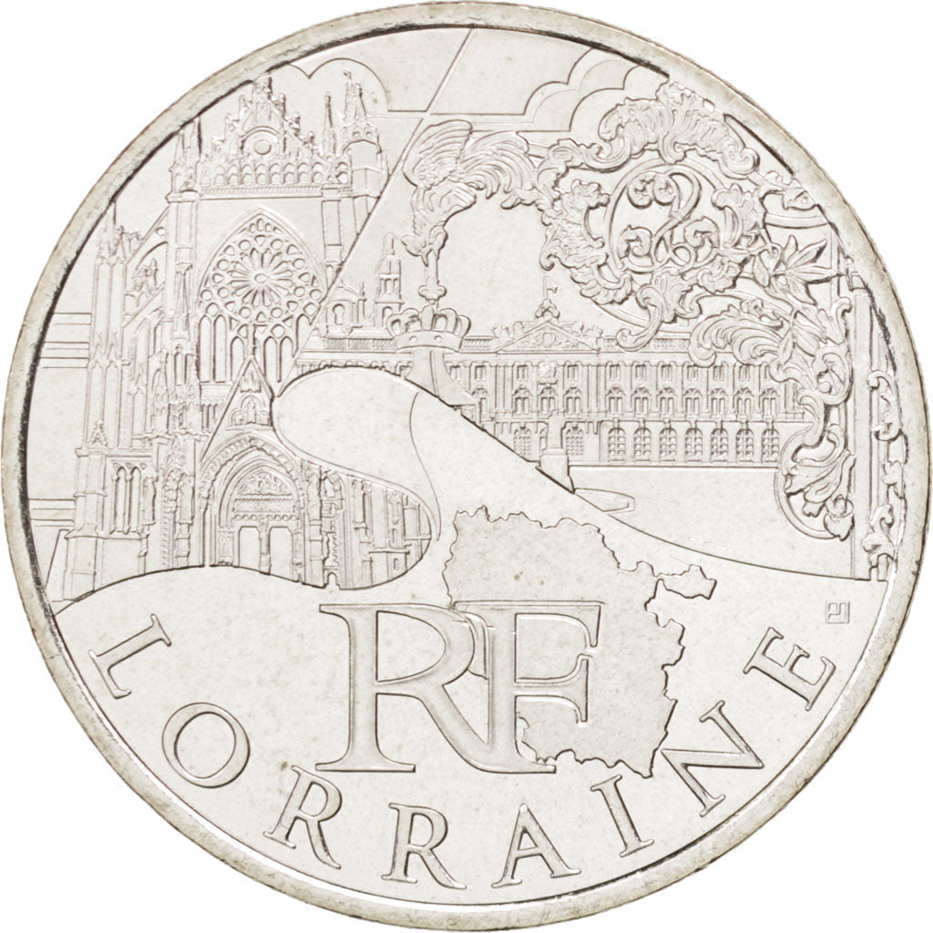 FRANCE, 10 Euro, 2011, Paris, KM #1743, MS(63), Silver, 29, 9.97