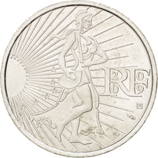 FRANCE, 10 Euro, 2009, KM #1580, MS(63), Silver, 29, 11.99