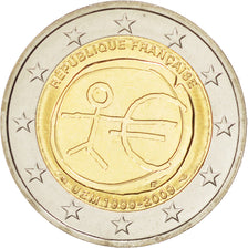Vème République, 2 Euro 10 ans de l'UEM 2009, KM 1590