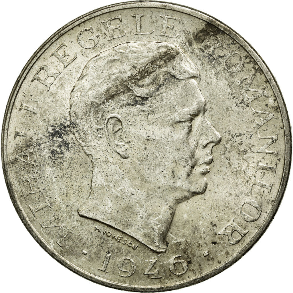 Moneta, Romania, Mihai I, 100000 Lei, 1946, BB+, Argento, KM:71