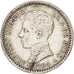 Spain, 50 Centimos, 1904, KM #723, AU(50-53), Silver, 2.50