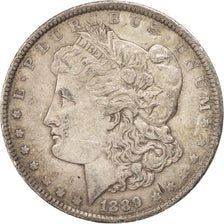 UNITED STATES, Morgan Dollar, Dollar, 1889, U.S. Mint, KM #110, AU(50-53),...