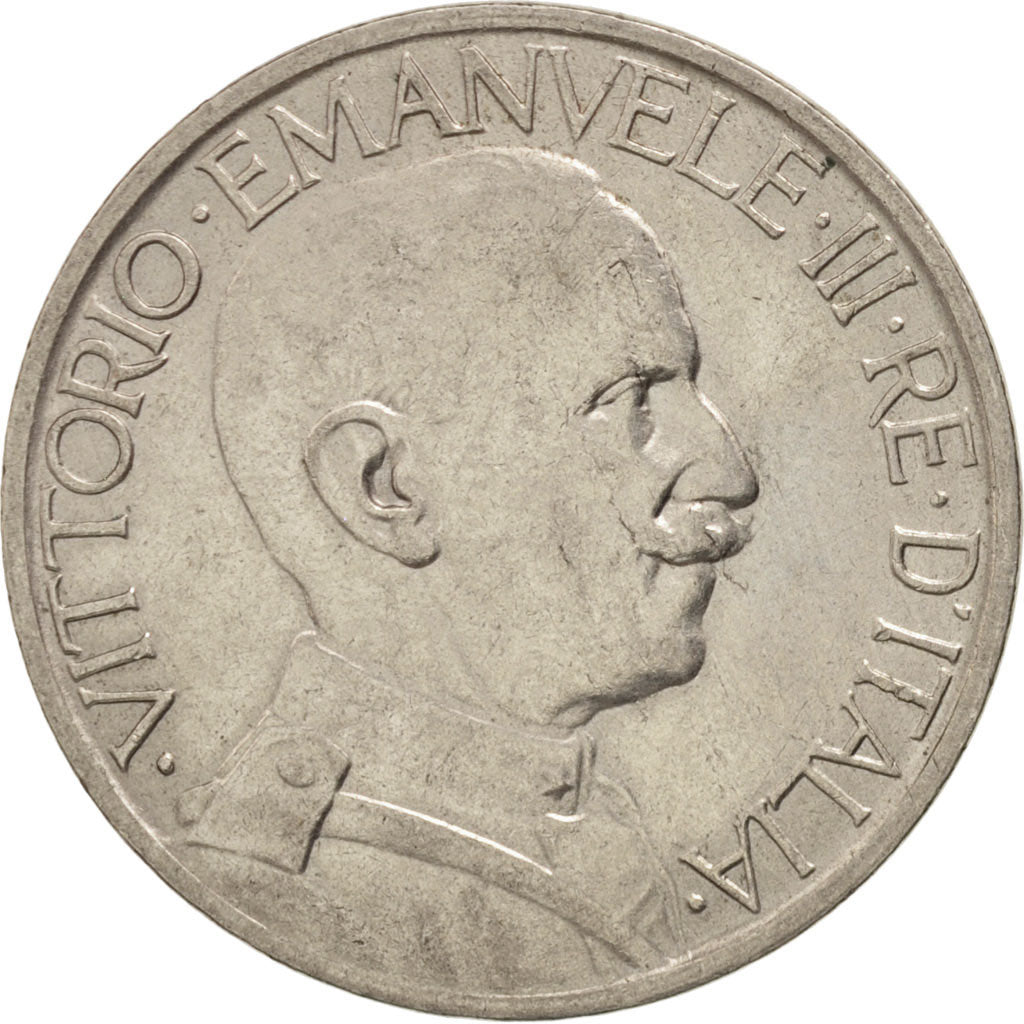 Italie, Victor Emmanuel III, 2 Lire 1924 Rome, KM 63