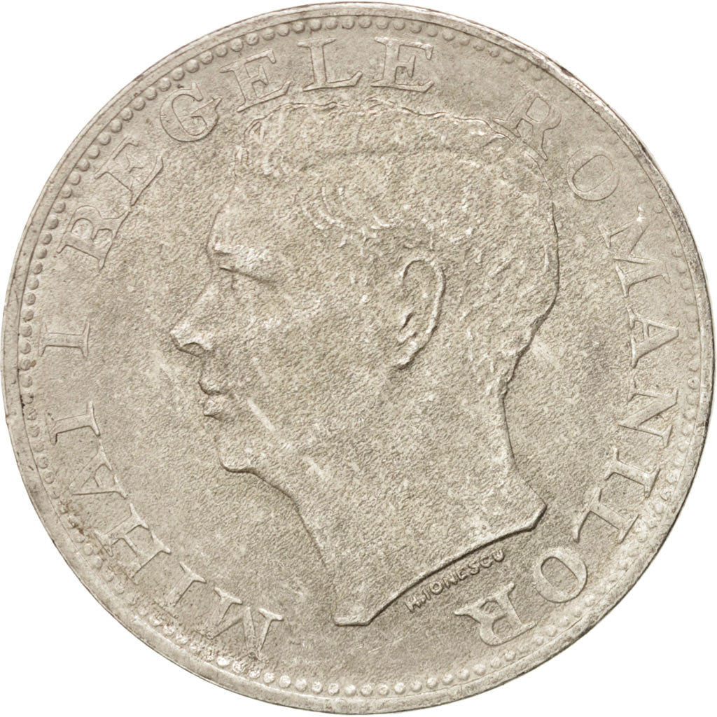 ROMANIA, 500 Lei, 1944, KM #65, EF(40-45), Silver, 32, 12.00