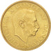 DENMARK, Krone, 1946, Copenhagen, KM #835, AU(55-58), Aluminum-Bronze, 25.5,...