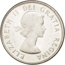 CANADA, 50 Cents, 1964, Royal Canadian Mint, KM #56, MS(63), Silver, 29.7, 11.68