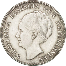 NETHERLANDS, Gulden, 1931, KM #161.1, EF(40-45), Silver, 28, 9.96