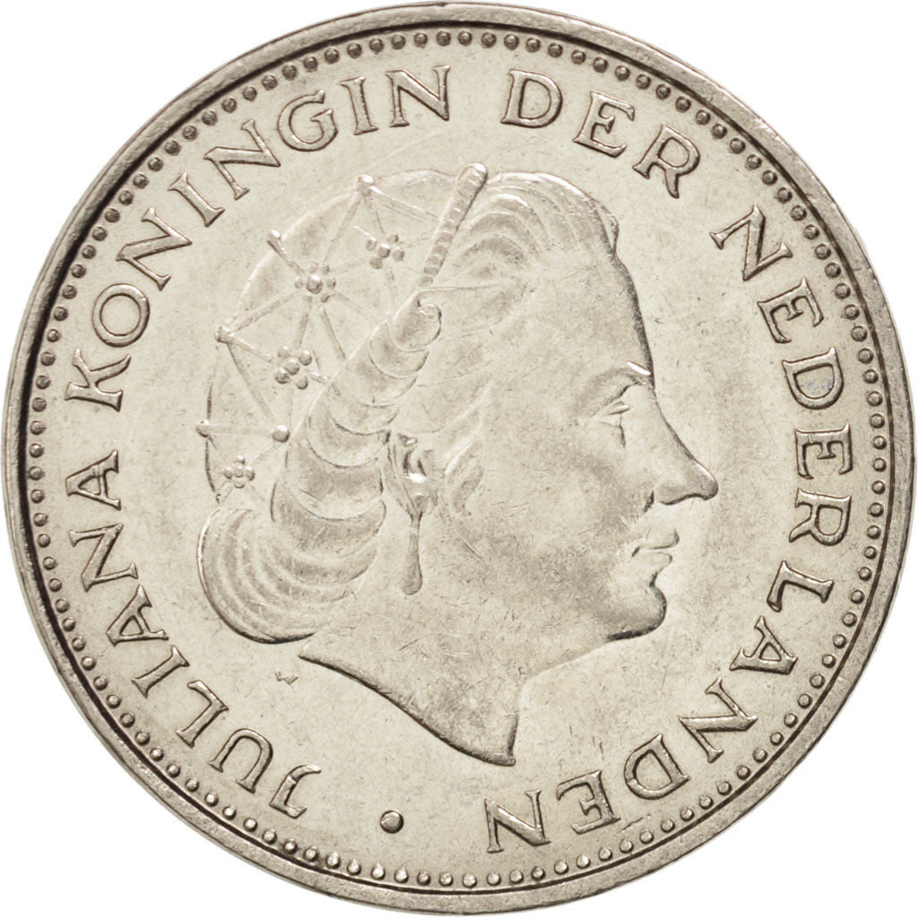 Pays-Bas, Juliana, 2 1/2 Gulden 1969, KM 191