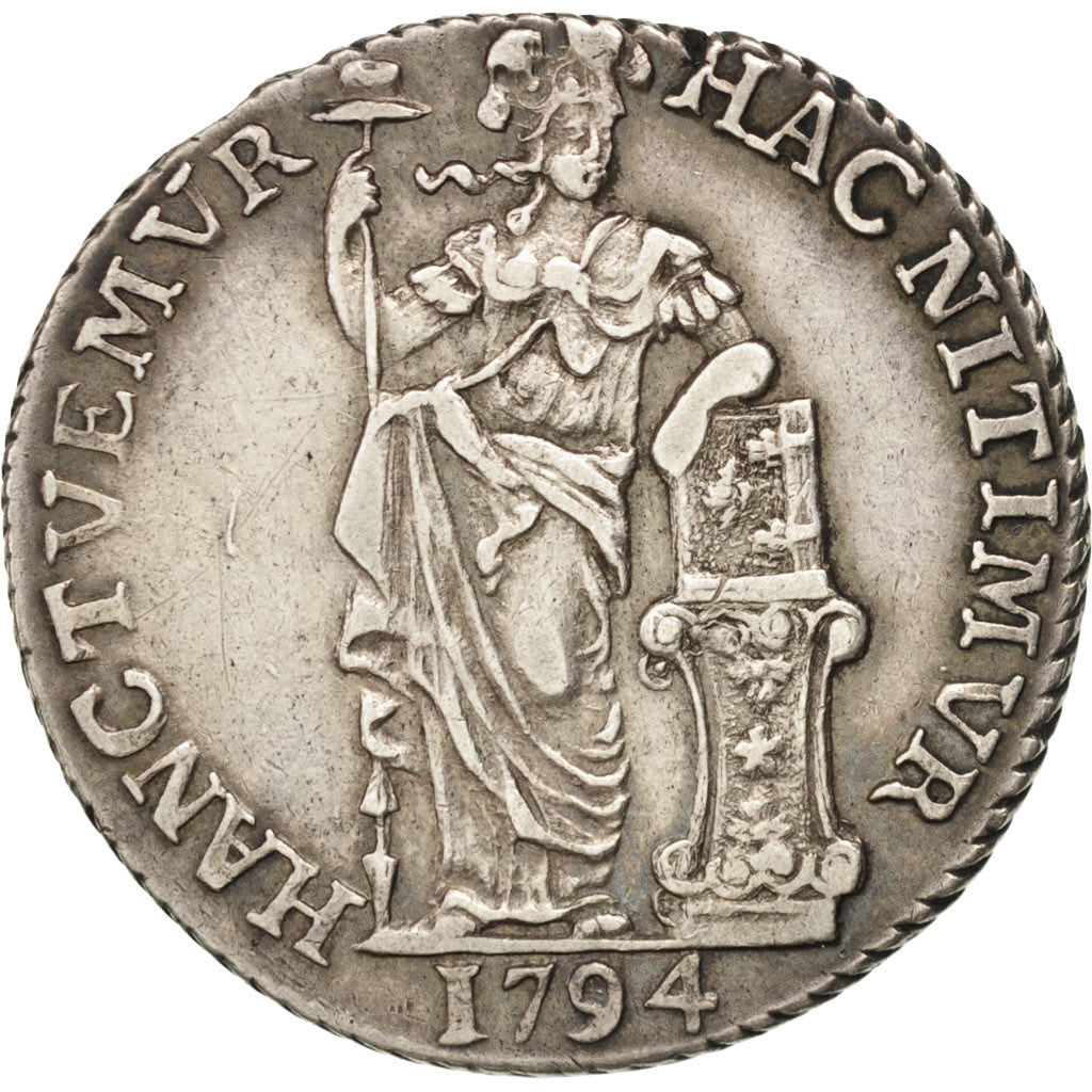 Pays-Bas, Frise Occidentale, 1 Gulden 1794, KM 97.5