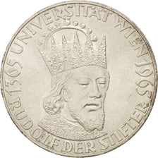 AUSTRIA, 50 Schilling, 1965, KM #2898, AU(55-58), Silver, 34, 20.09