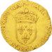 FRANCE, Ecu d'or, 1565, Rouen, VF(30-35), Gold, Sombart #4904, 3.32