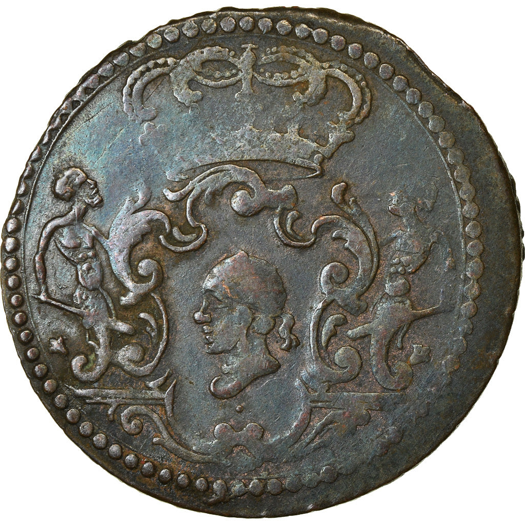 Coin, ITALIAN STATES, CORSICA, General Pasquale Paoli, 4 Soldi, 1766, Murato