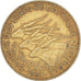 Coin, Central African States, 10 Francs, 1983