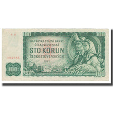 Banknote, Czechoslovakia, 100 Korun, 1961, KM:91c, VF(20-25)