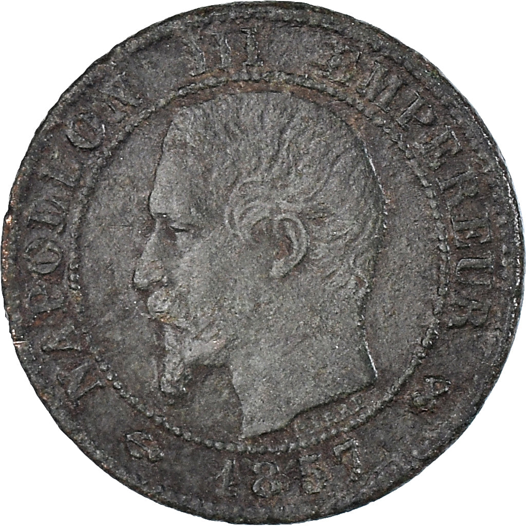Monnaie, France, Centime, 1857