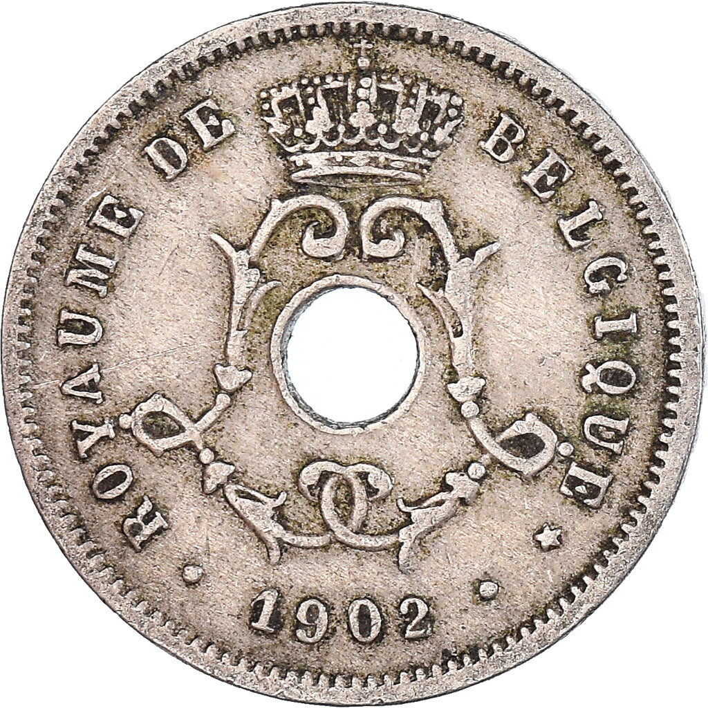 Moeda, Bélgica, 5 Centimes, 1902