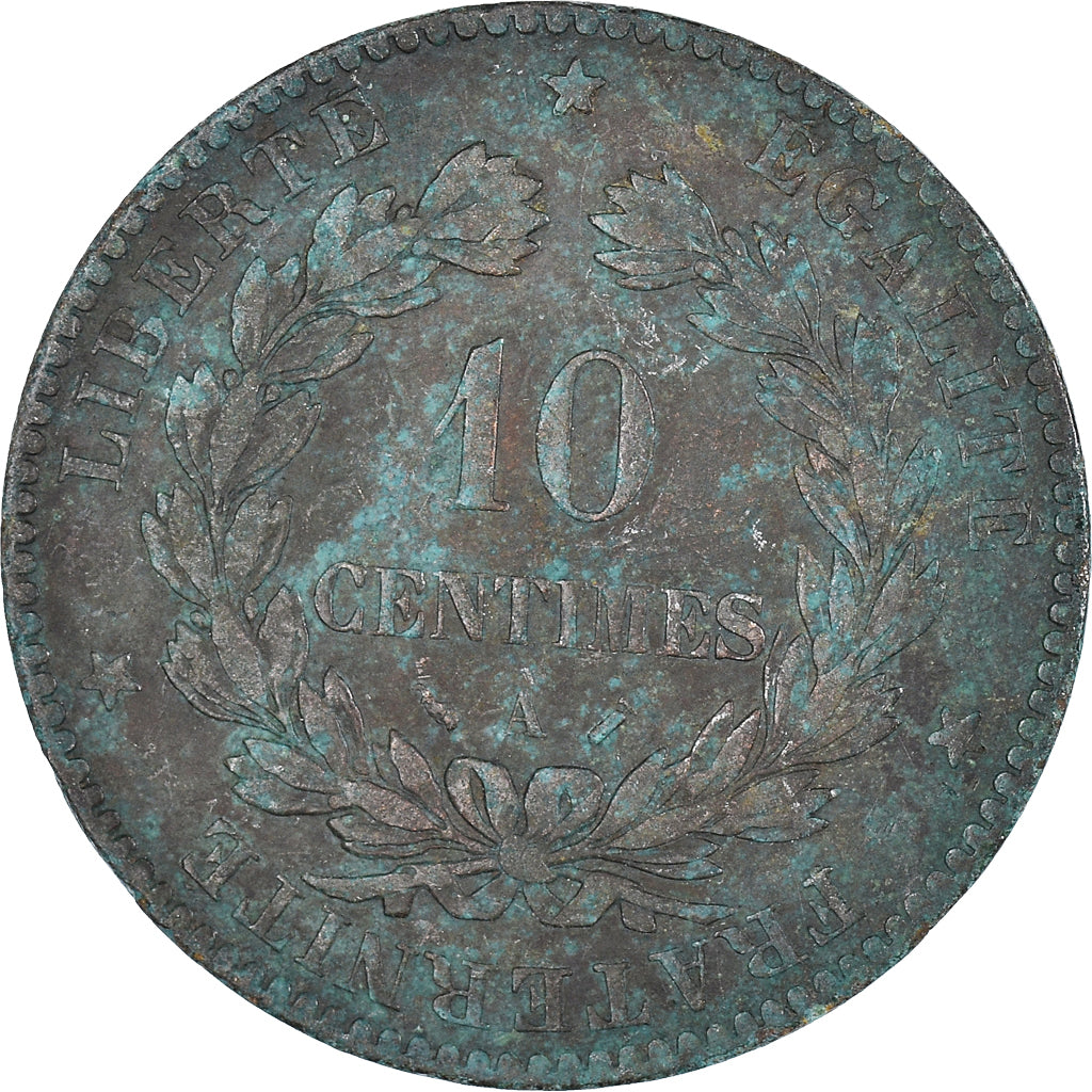 Moneda, Francia, 10 Centimes, 1891