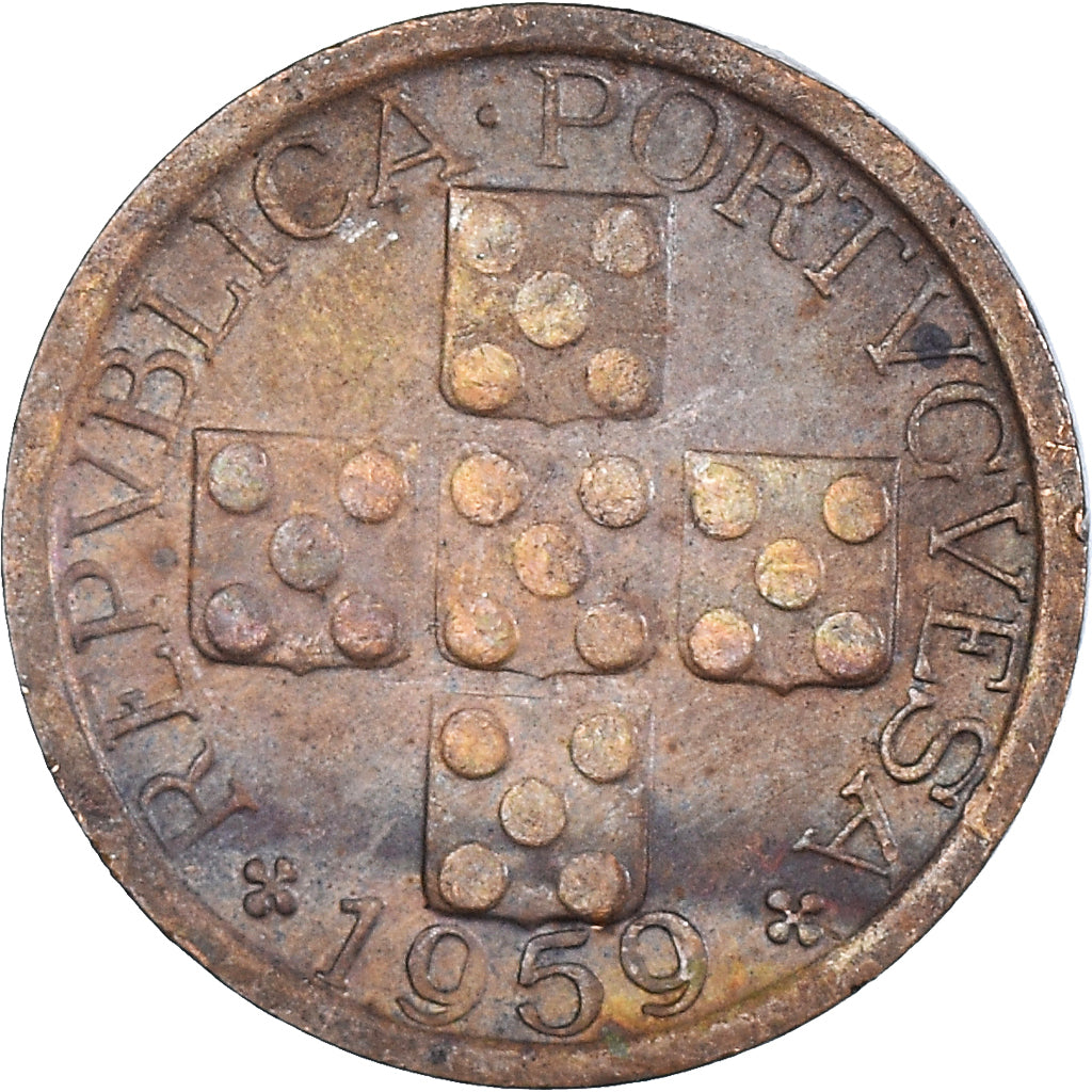 Münze, Portugal, 10 Centavos, 1959