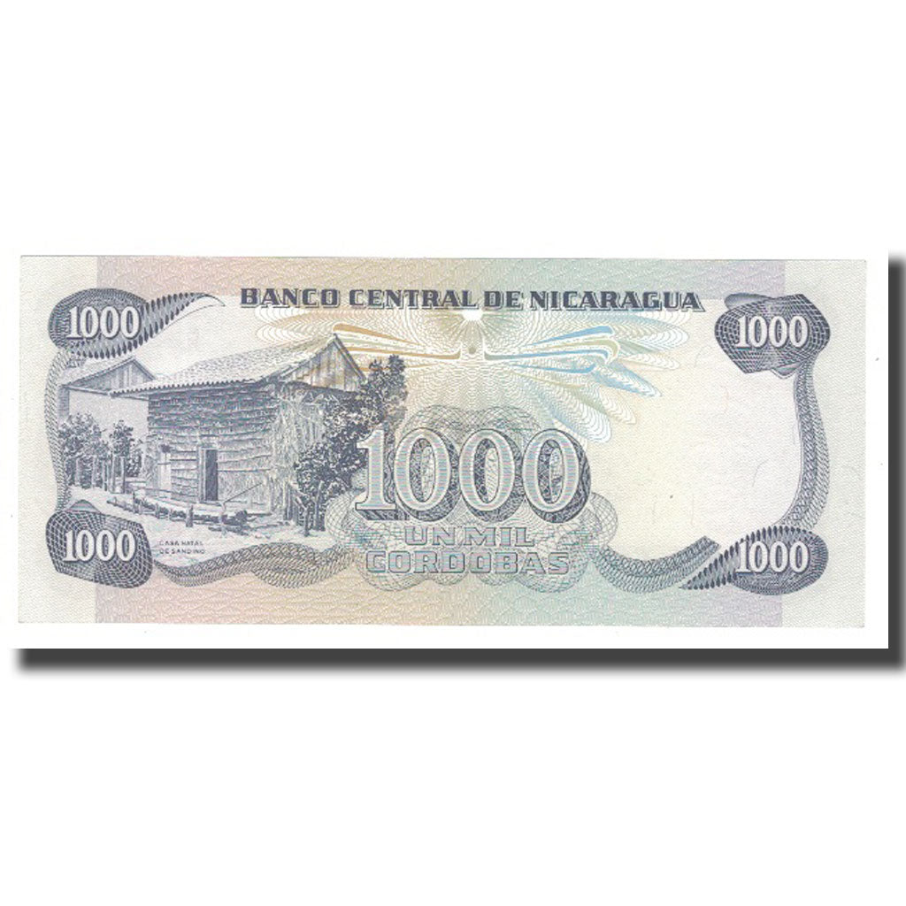 Banknote, Nicaragua, 1000 Cordobas, 1985, 1985-06-11, KM:145b, UNC(65-70)