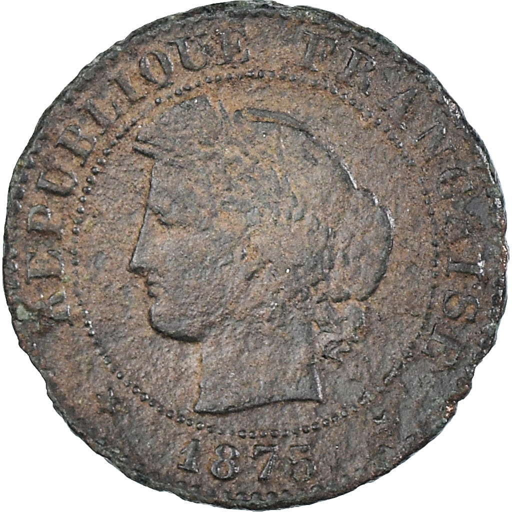 Monnaie, France, Centime, 1875