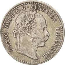 AUSTRIA, 10 Kreuzer, 1869, Vienne, KM #2206, EF(40-45), Silver, 1.50