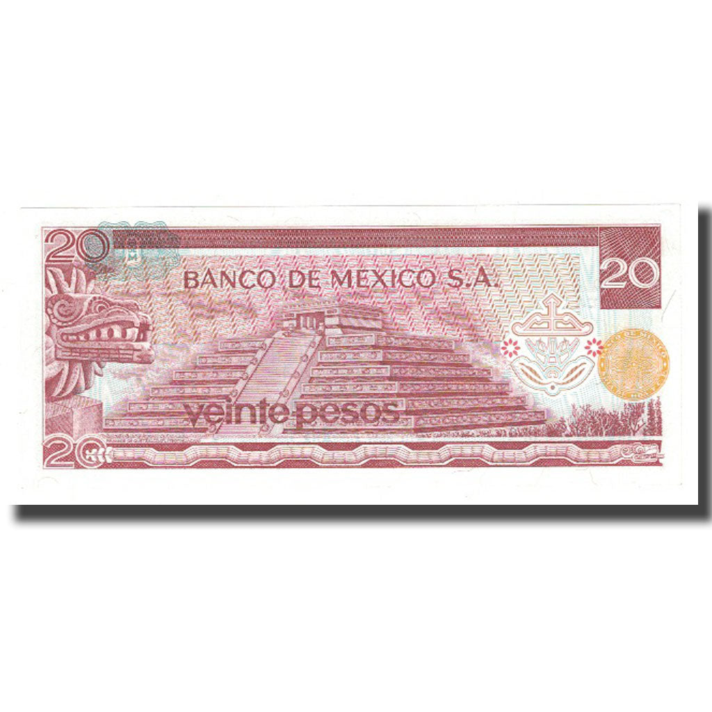 Banknote, Mexico, 20 Pesos, 1973-1978, 1973-07-18, KM:64b, UNC(65-70)