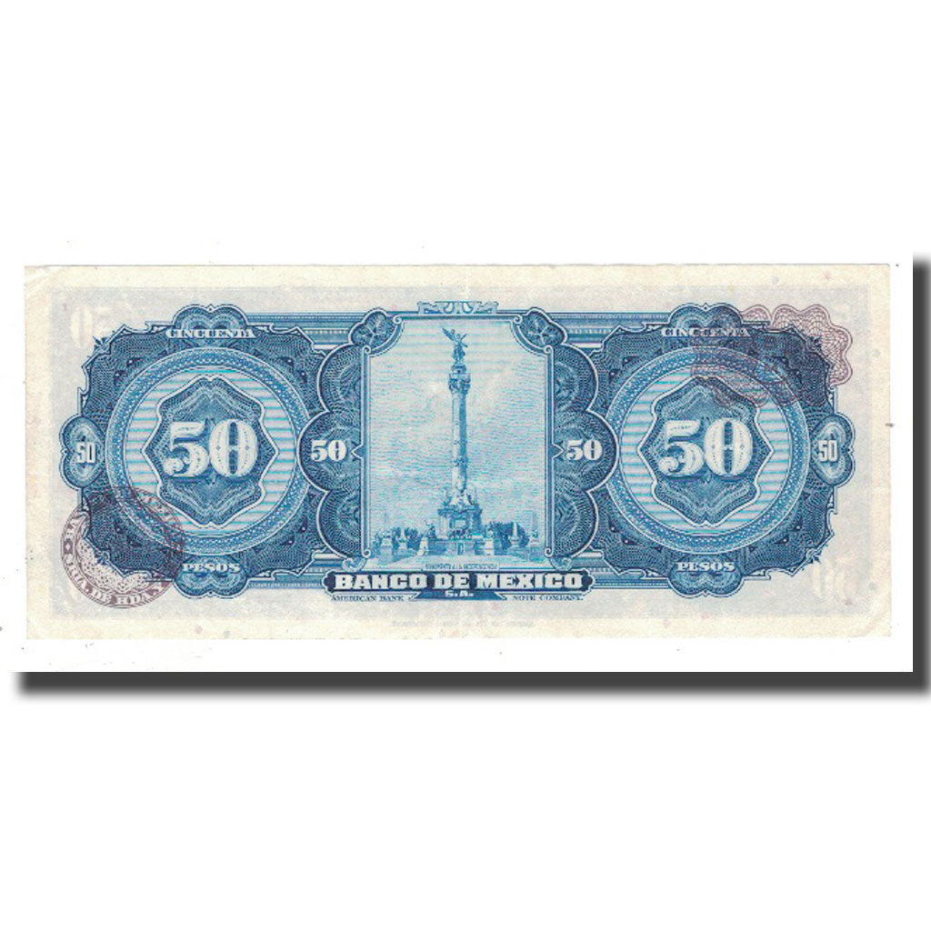 Biljet, Mexico, 50 Pesos, 1972, 1972-12-29, KM:49u, TTB