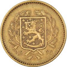 Münze, Finnland, 10 Markkaa, 1936