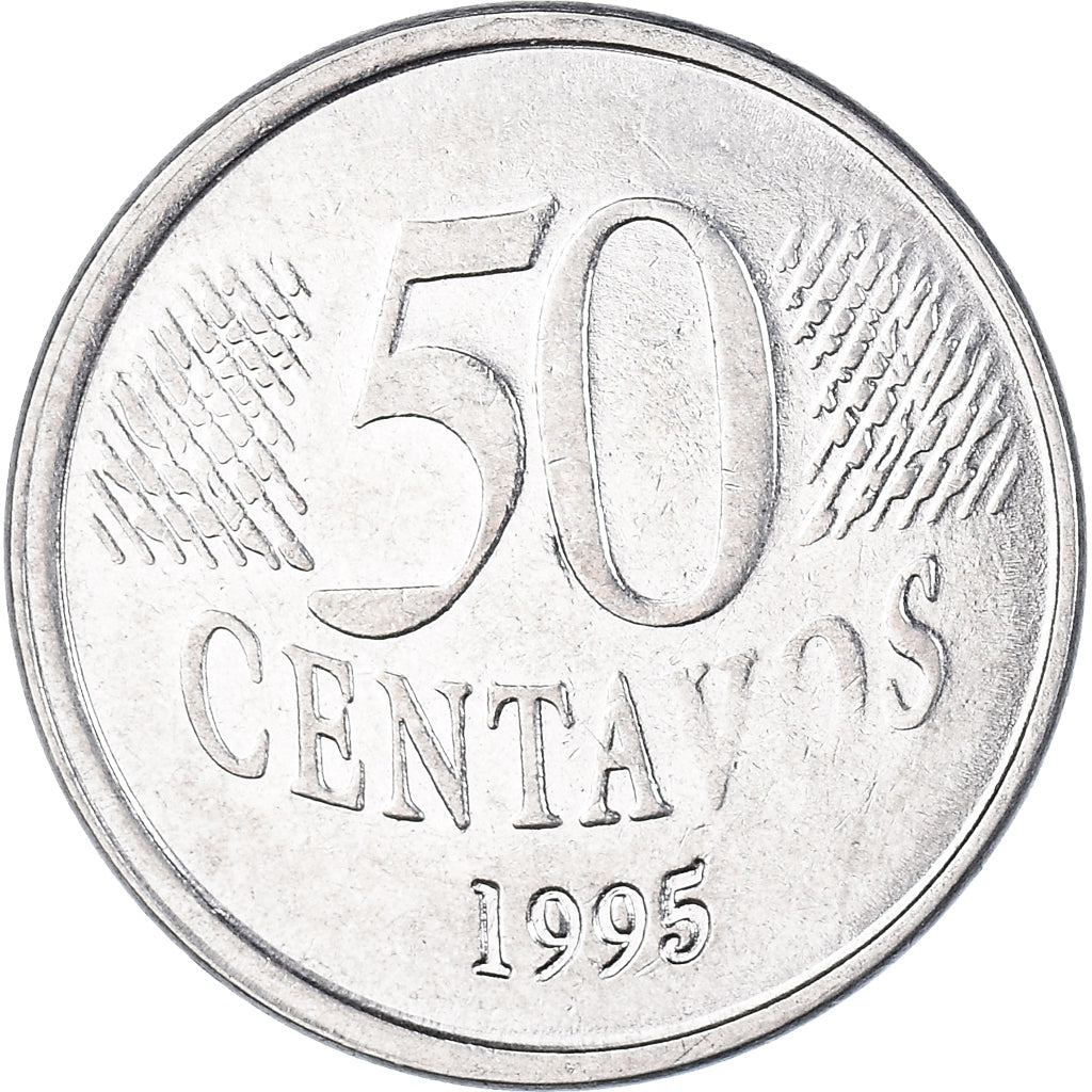 Moneta, Brasile, 50 Centavos, 1995