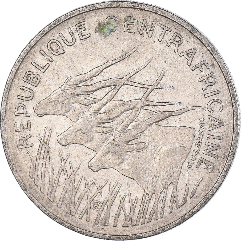 Munten, Centraal Afrikaanse Republiek, 100 Francs, 1975