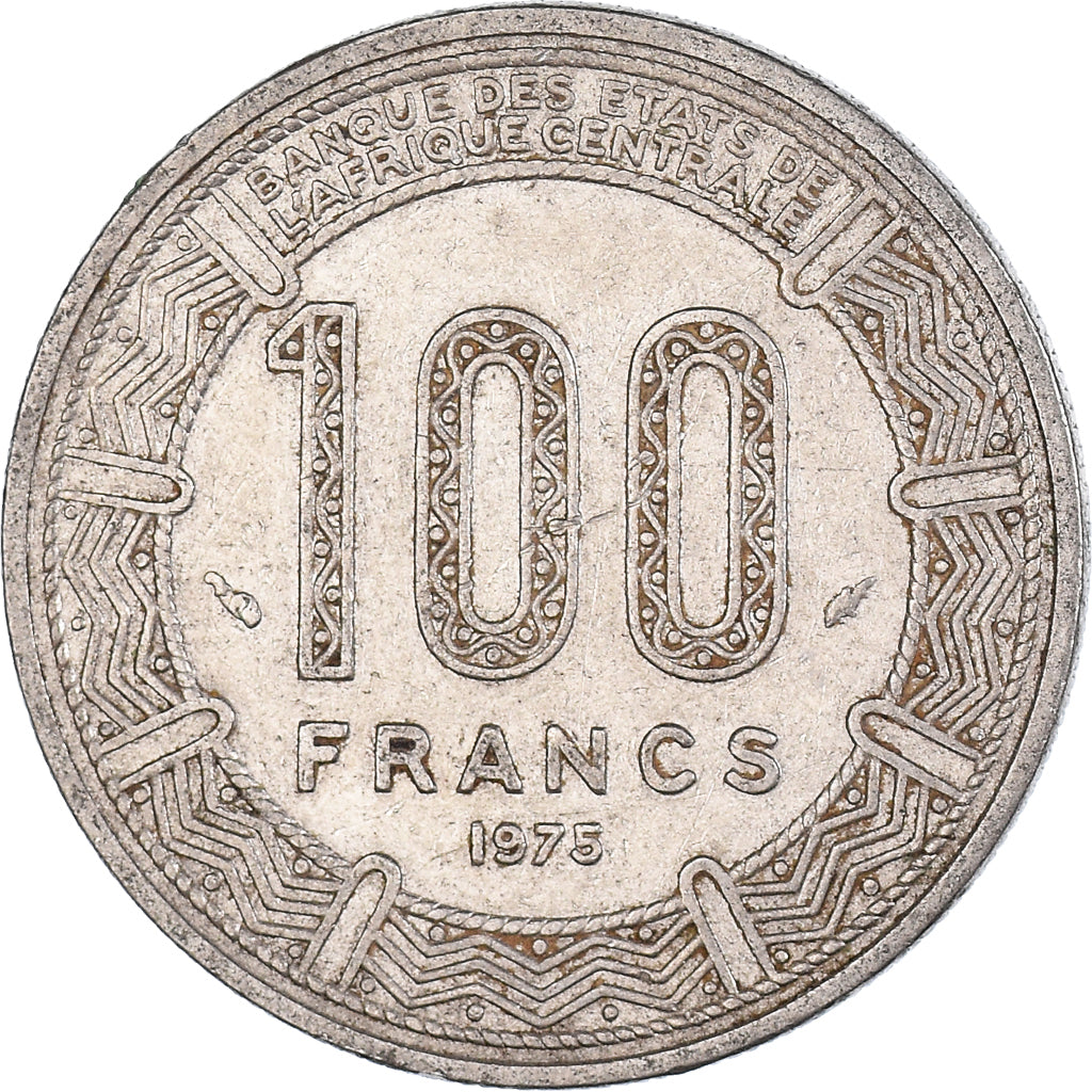 Munten, Centraal Afrikaanse Republiek, 100 Francs, 1975