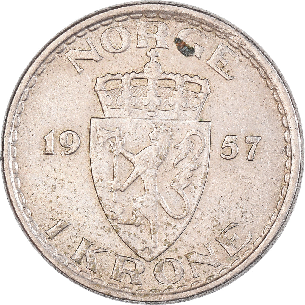 Coin, Norway, Krone, 1957