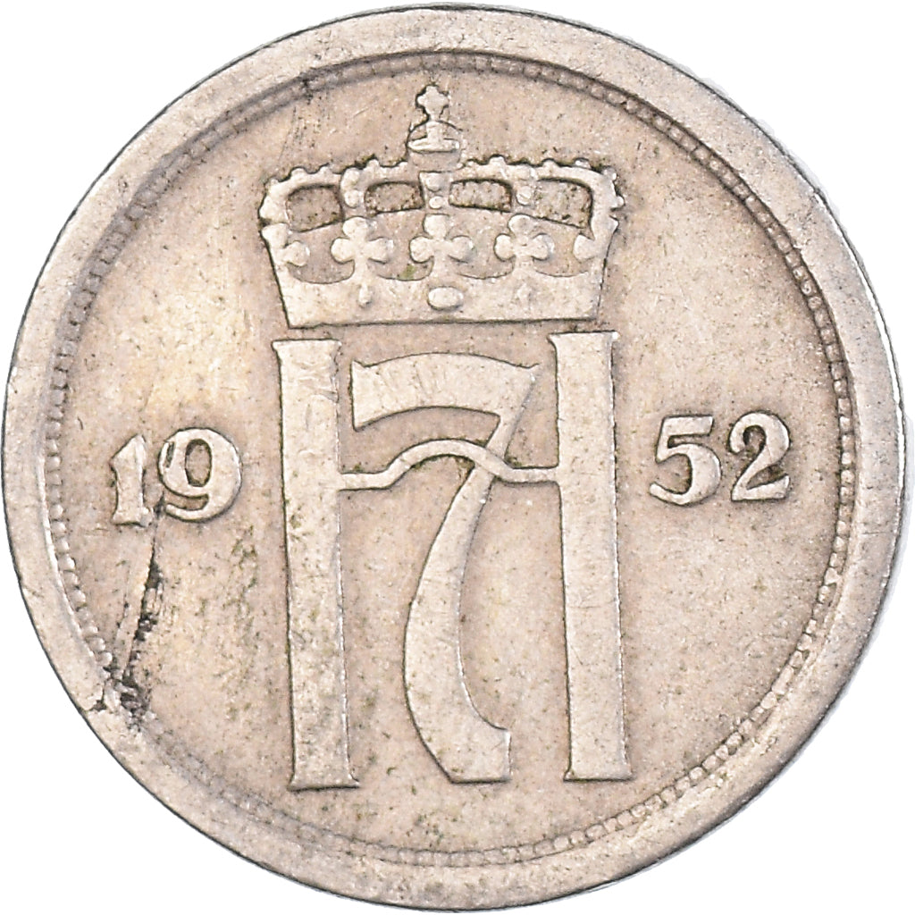 Moeda, Noruega, 25 Öre, 1952
