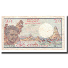 Banknote, Djibouti, 500 Francs, KM:36a, VF(20-25)