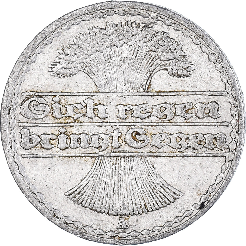 Munten, Duitsland, Weimarrepubliek, 50 Pfennig, 1920