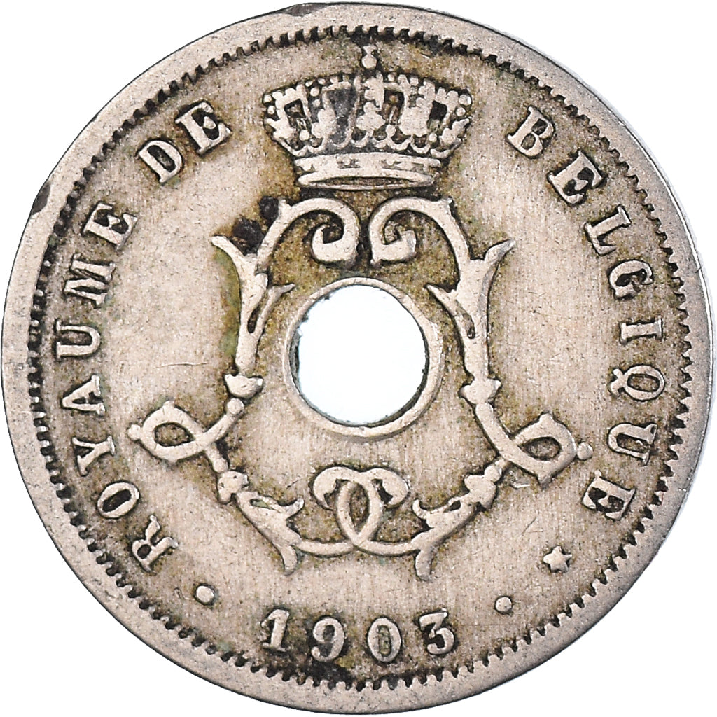 Coin, Belgium, 5 Centimes, 1903