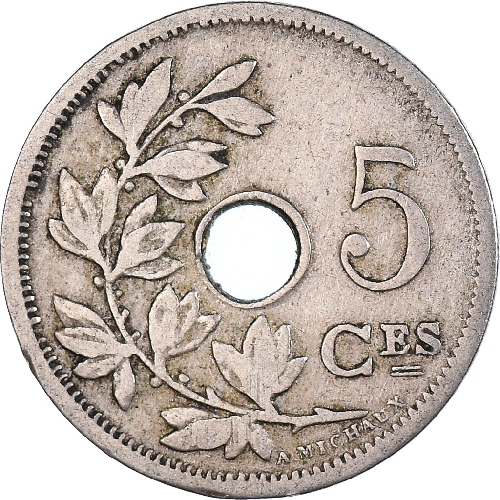 Coin, Belgium, 5 Centimes, 1903