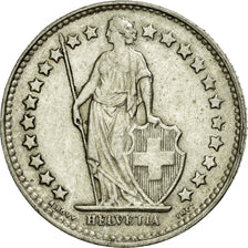 Coin, Switzerland, 1/2 Franc, 1952, Bern, AU(55-58), Silver, KM:23