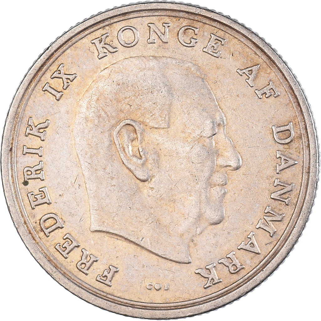 Munten, Denemarken, Krone, 1968